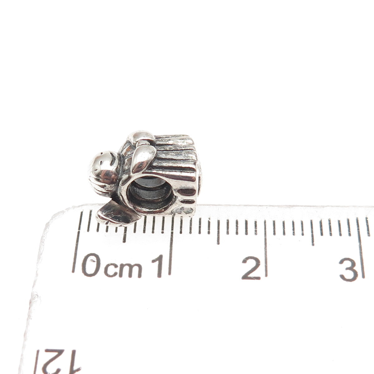 Pandora 925 Sterling Silver Angel of Hope Slide Bead Charm