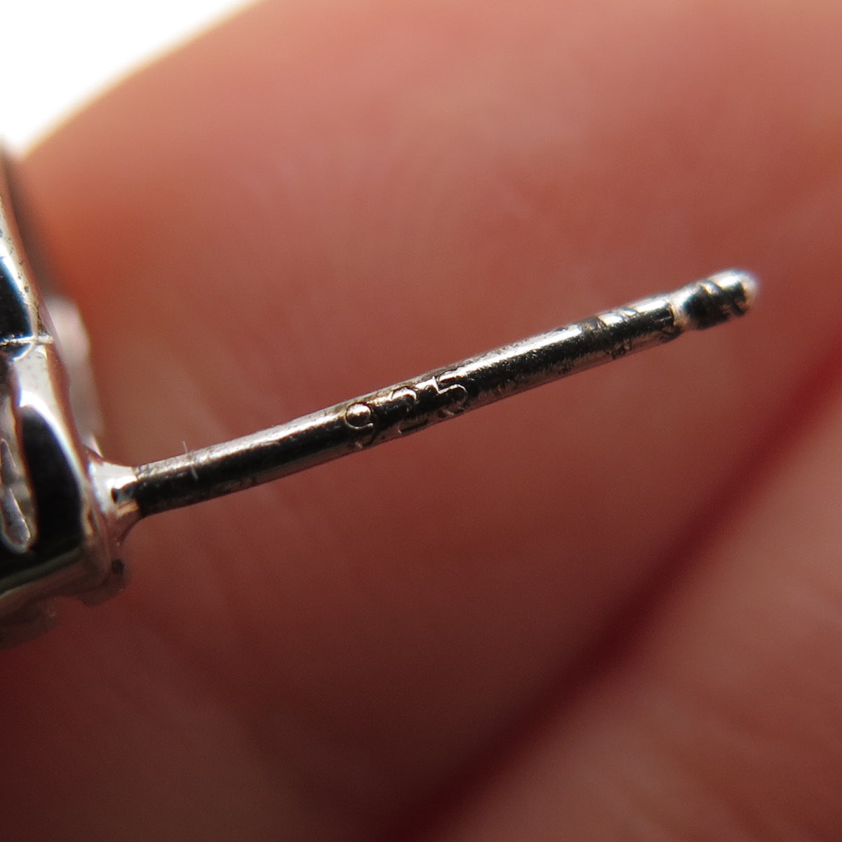 925 Sterling Silver Cushion-Cut Blue & Round-Cut White C Z Stud Earrings