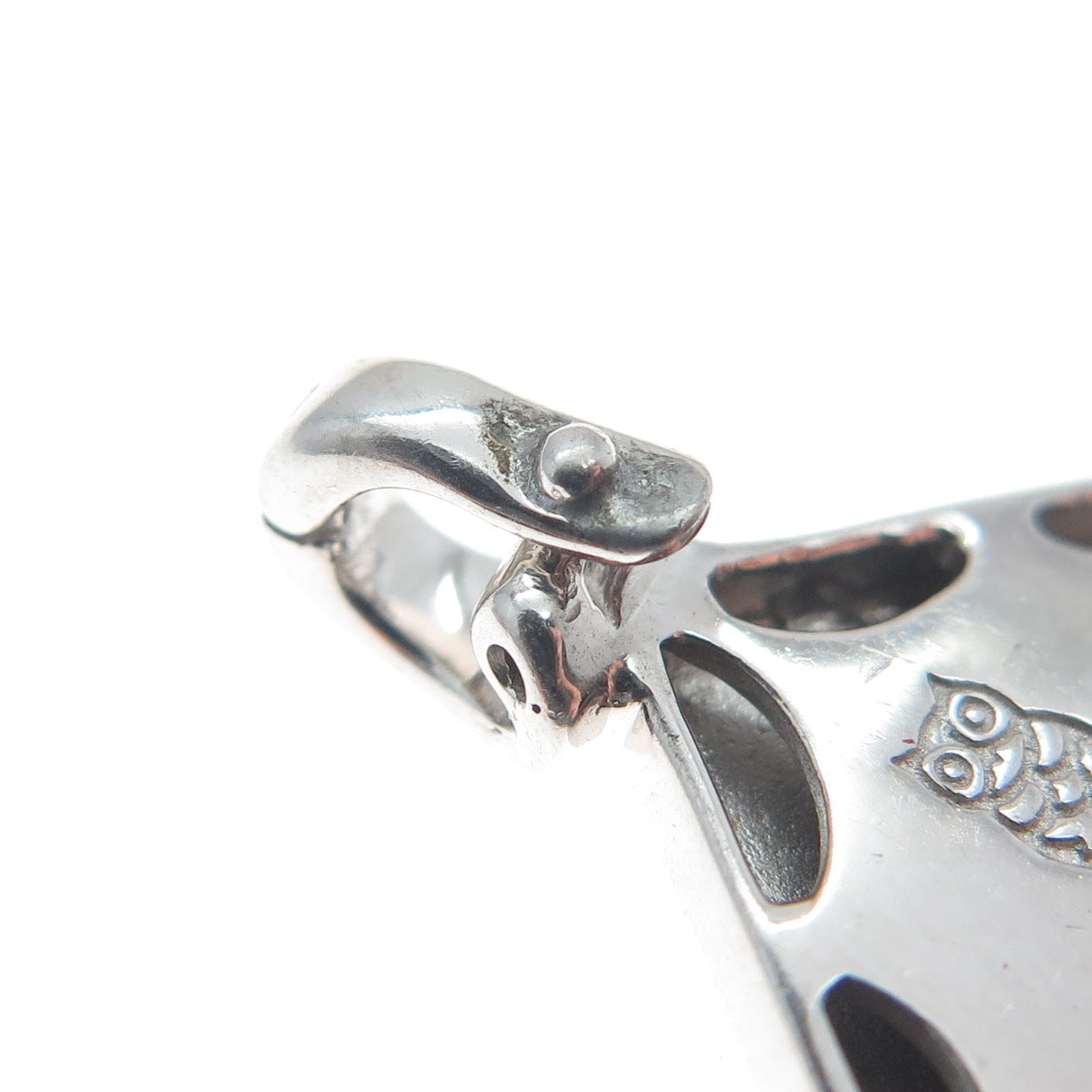 ORIGAMI OWL 925 Sterling Silver Enamel Martini Glass Charm Pendant