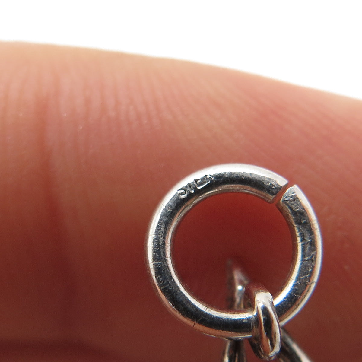 925 Sterling Silver Vintage Gymnastics Athlete 3D Charm Pendant