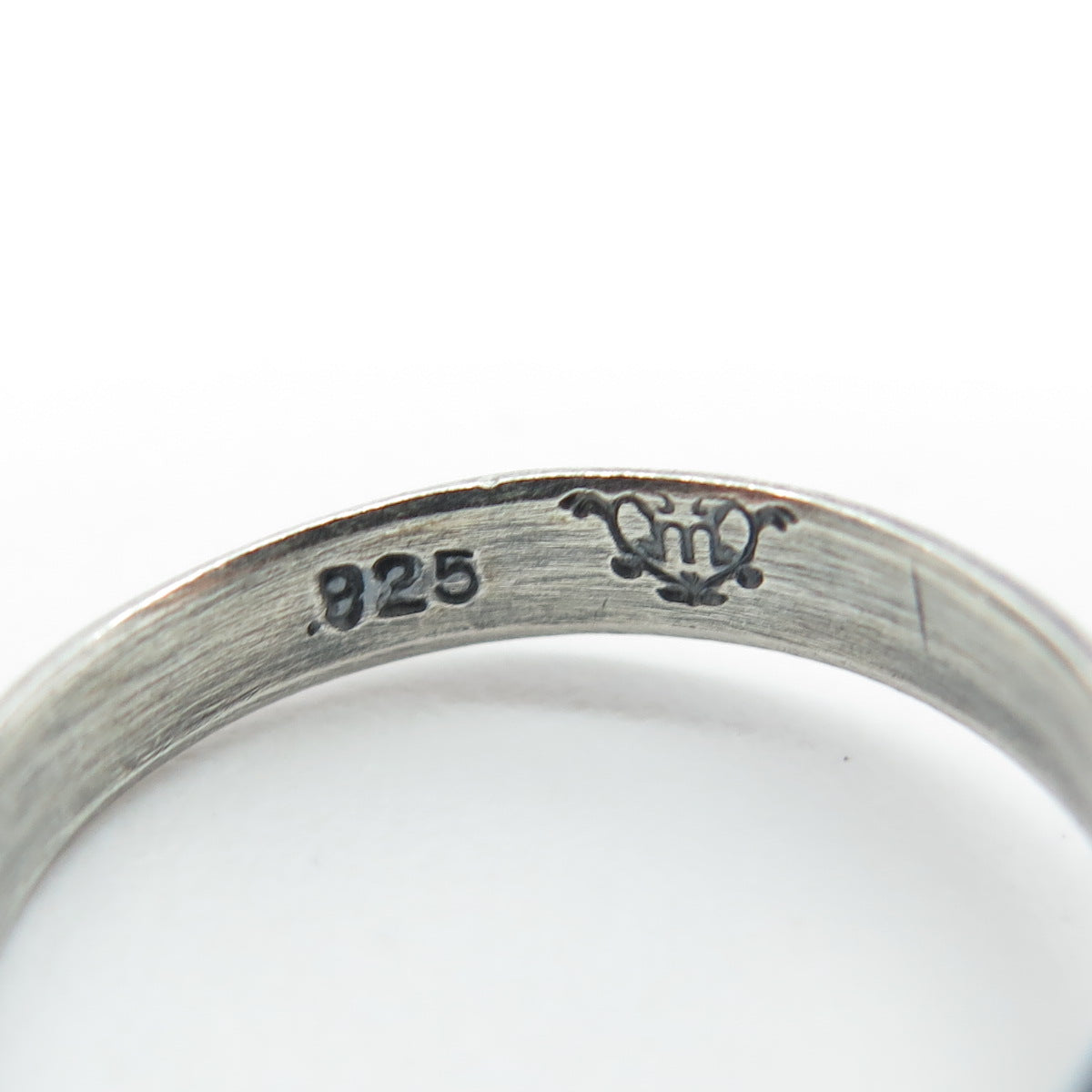 925 Sterling Silver Vintage Letter "G" Initial Ring Size 6.25