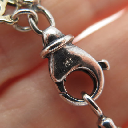 DAVID YURMAN 14K Gold & 925 Sterling Silver Vintage Round Box Chain Necklace 32"