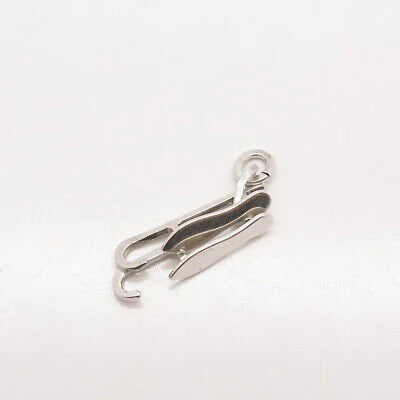 925 Sterling Silver Vintage Old Fashioned Ice Skates Charm Pendant