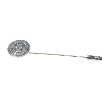 MACO 999 Silver Antique 1887 Wm. H. McGee & Co. Marine Underwriters Lapel Pin