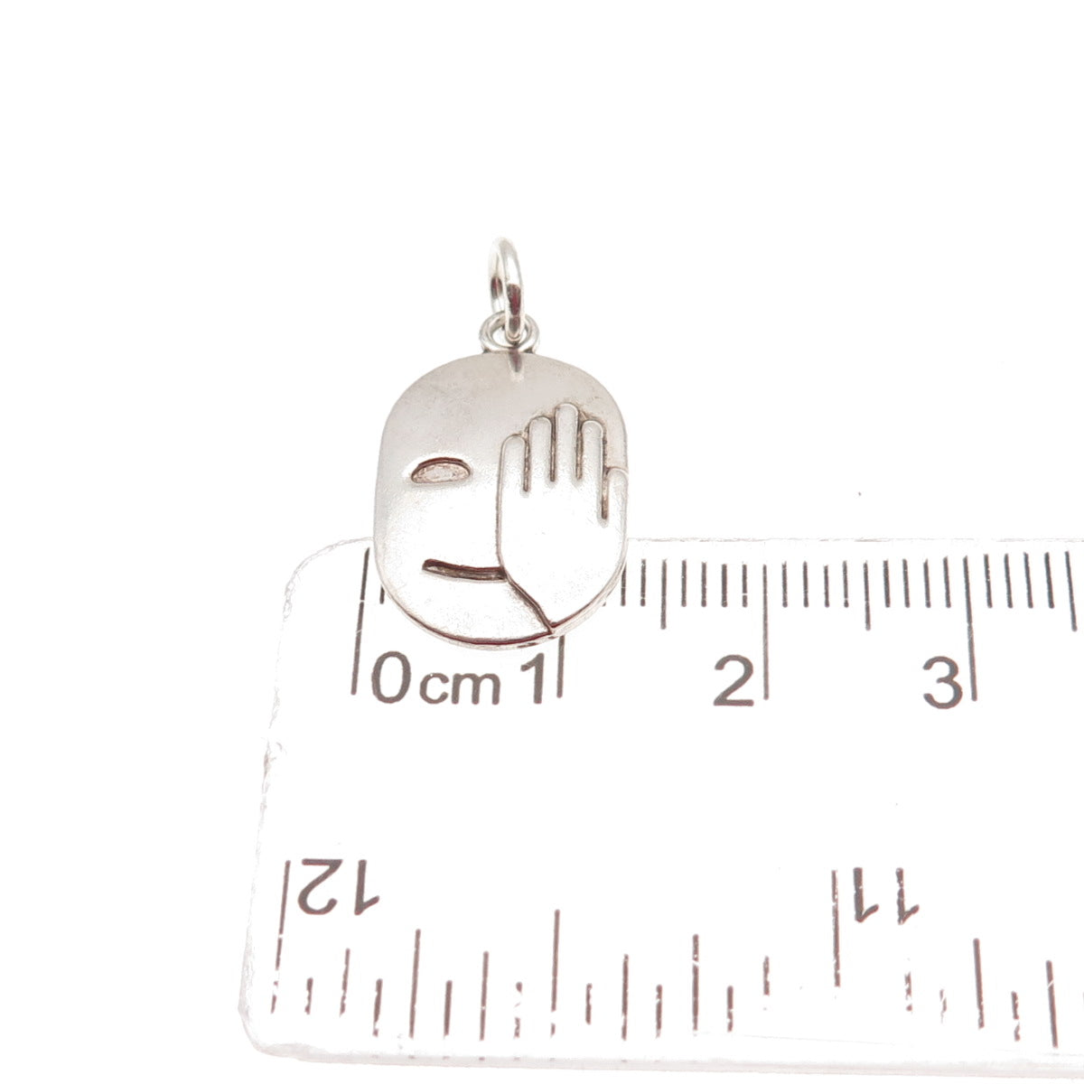 ANNE DALE 925 Sterling Silver Vintage 2007 Beauty Comes From Within Mini Pendant
