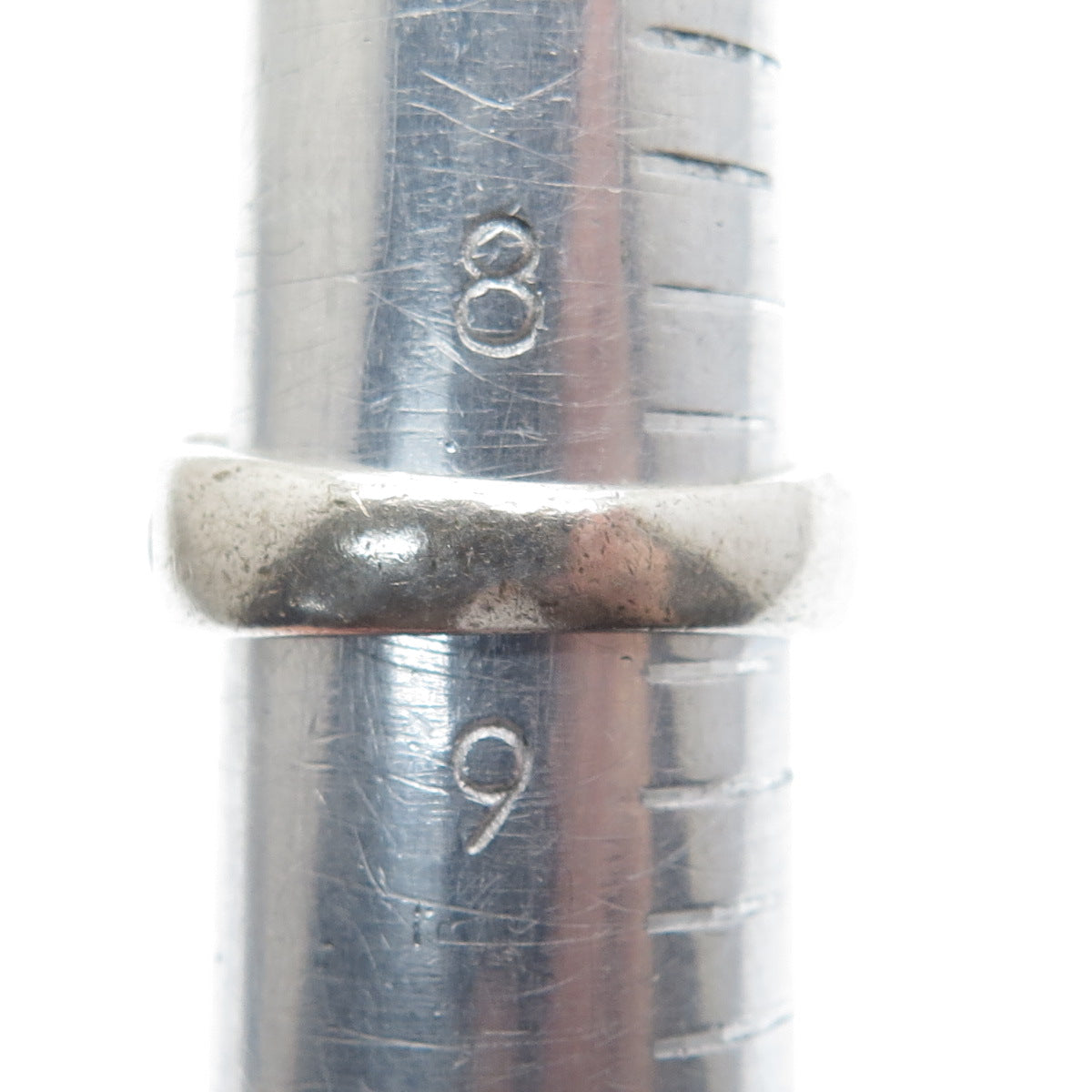 925 Sterling Silver Vintage Celtic Knot Oxidized Ring Size 8.75