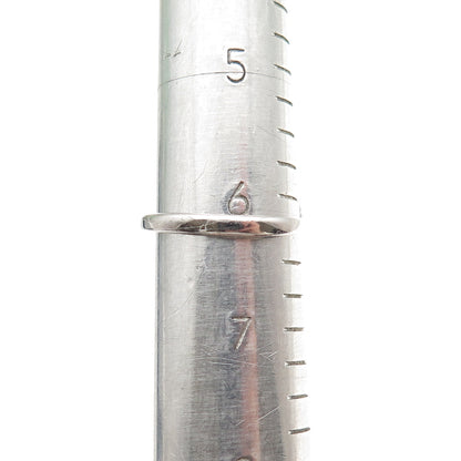 925 Sterling Silver Vintage Real Opal & C Z Cluster Ring Size 6.25