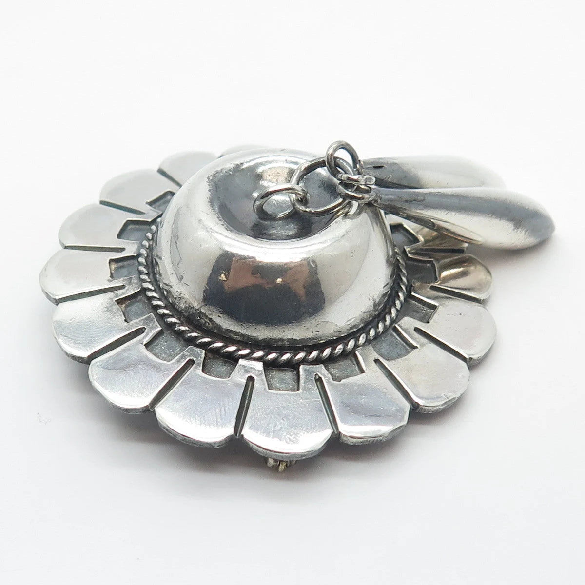 925 Sterling Silver Vintage Mexico Hat Pin Brooch