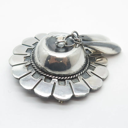 925 Sterling Silver Vintage Mexico Hat Pin Brooch