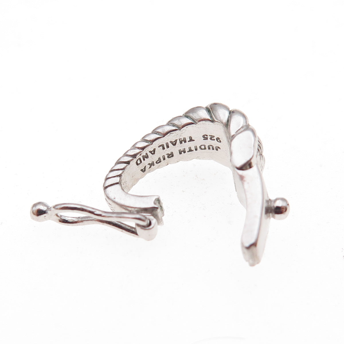 Judith Ripka 925 Sterling Silver Woven Bail for Pendant