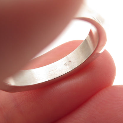 Gucci 925 Sterling Silver Vintage Italy Set of 3 Stackable Rings Size 10