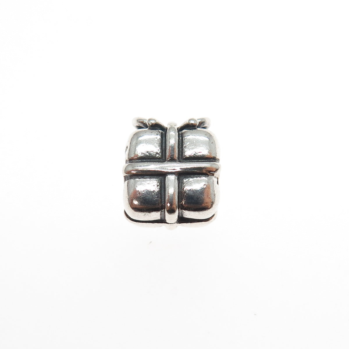 PANDORA 925 Sterling Silver Present Box Slide Bead Charm