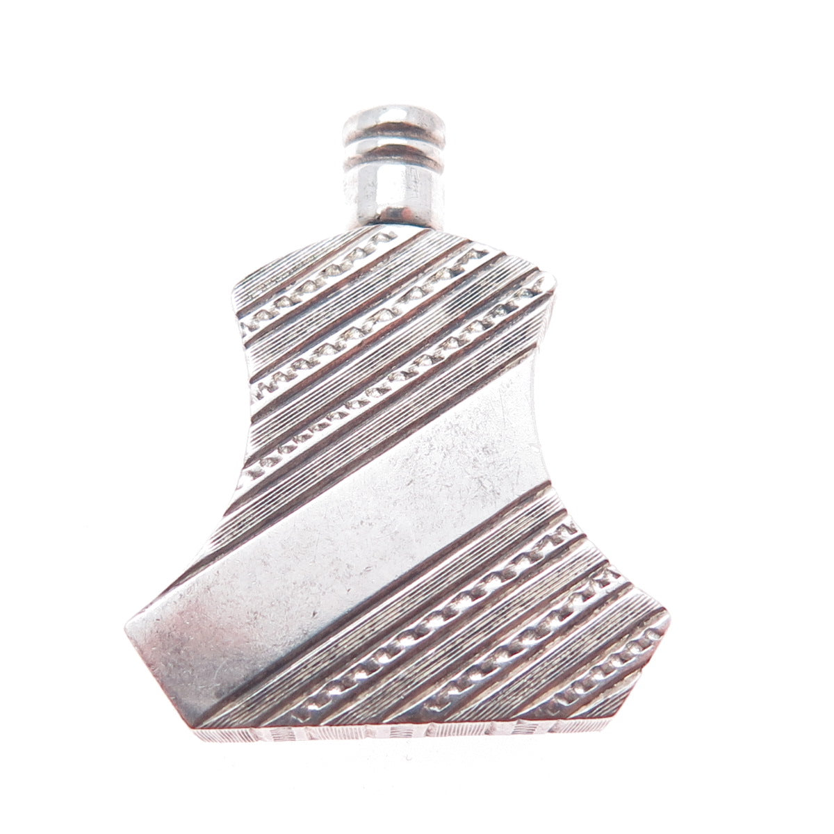 916 Silver Antique Art Deco European Perfume Bottle