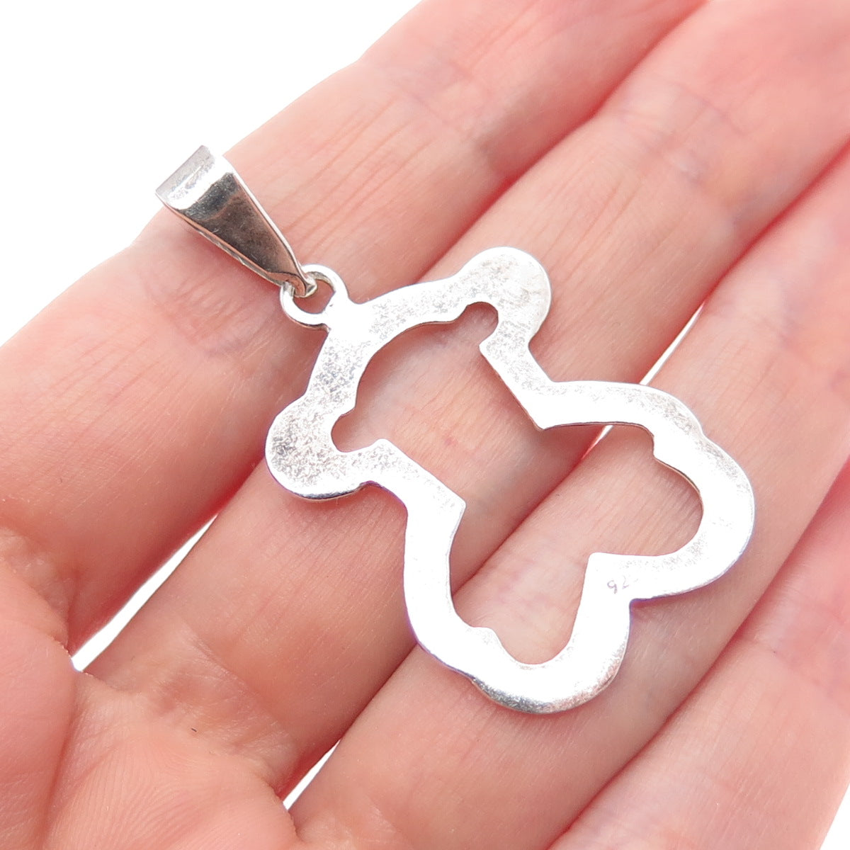 925 Sterling Silver Vintage Teddy Bear Charm Pendant