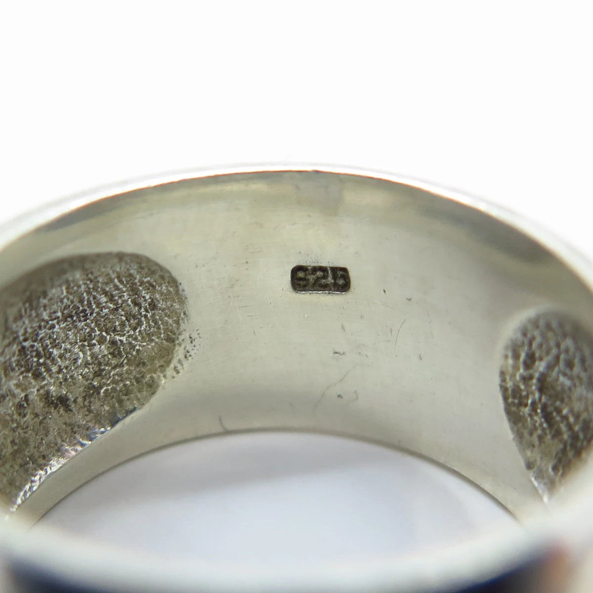 925 Sterling Silver Vintage Etched Band Ring Size 6