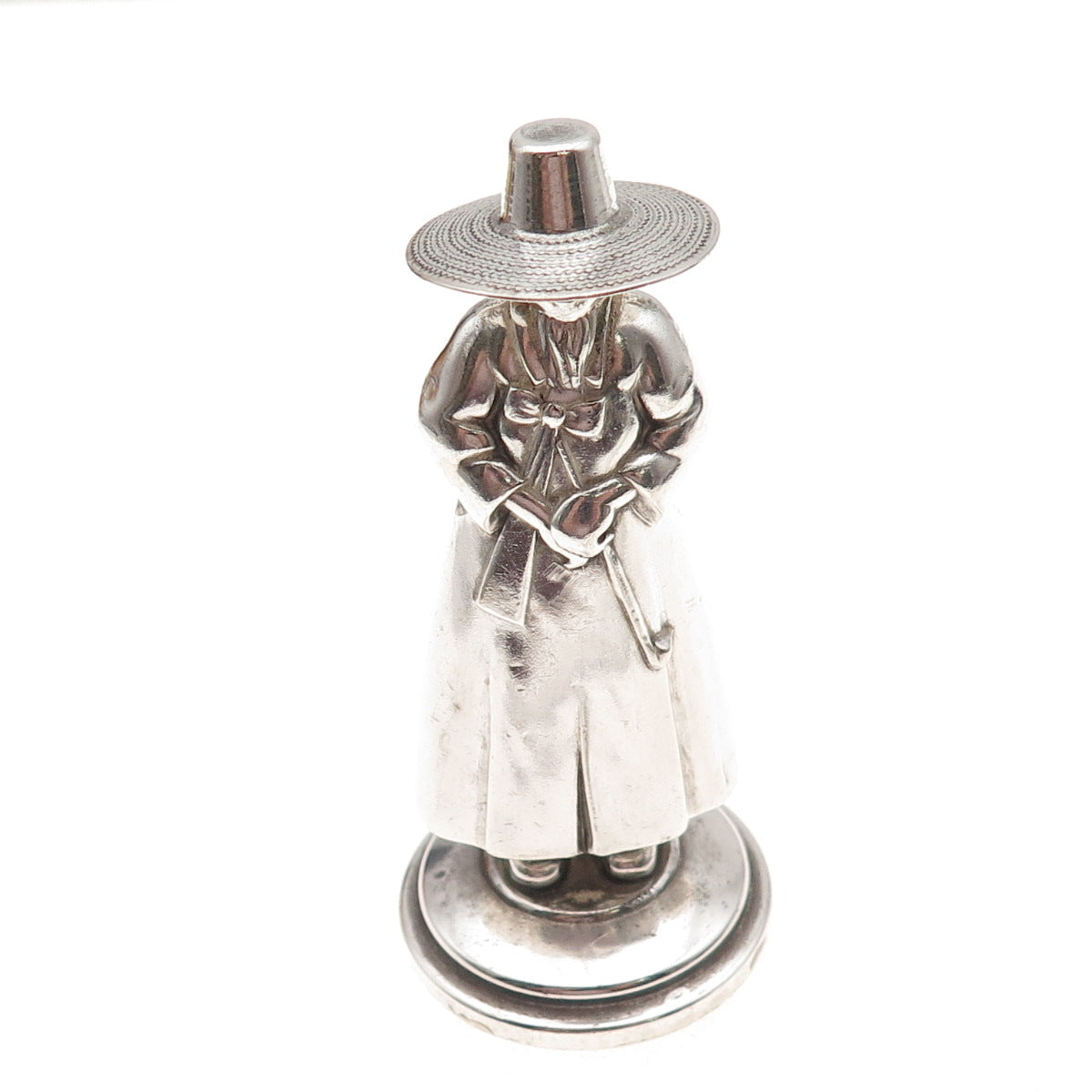 Yamato Yokohama 950 Sterling Vintage '50s Japan Man Figure Salt / Pepper Shaker