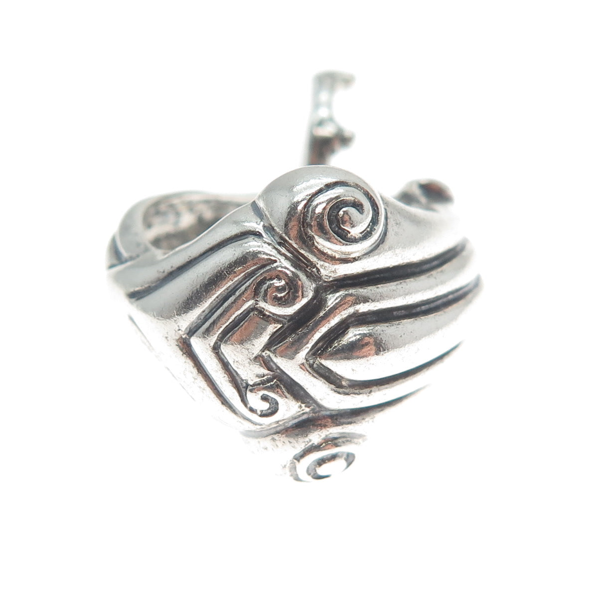 AKR AMY KAHN RUSSELL 925 Sterling Silver Vintage Column Pendant Ring Size 6.5