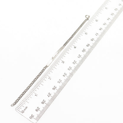 Tiffany & Co. 925 Sterling Silver Vintage Engraved James ID Bracelet 5.5"