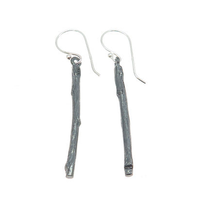 925 Sterling Silver Branch Drop Dangling Earrings