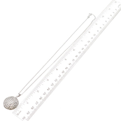 925 Sterling Silver Diamond-Cut Disc Cable Chain Necklace 18"