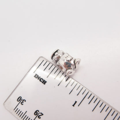 925 Sterling Silver Pandora Cartoon Bead Charm
