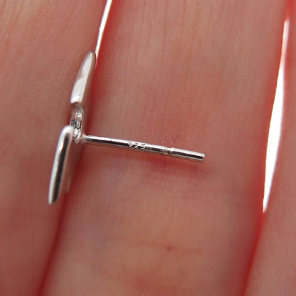 925 Sterling Silver Sunrise Stud Earrings