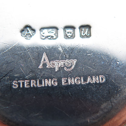 ASPREY 925 Sterling Silver Vintage 1994 England Individual Candle Plate Holder