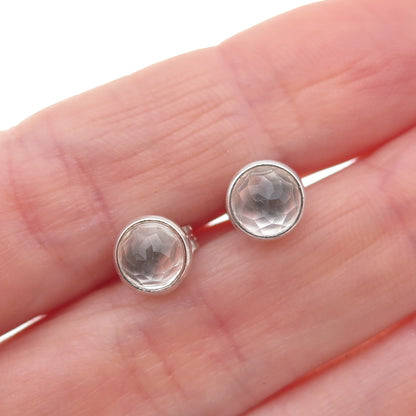 Pandora 925 Sterling Silver C Z Dazzling Poetic Droplets Stud Earrings