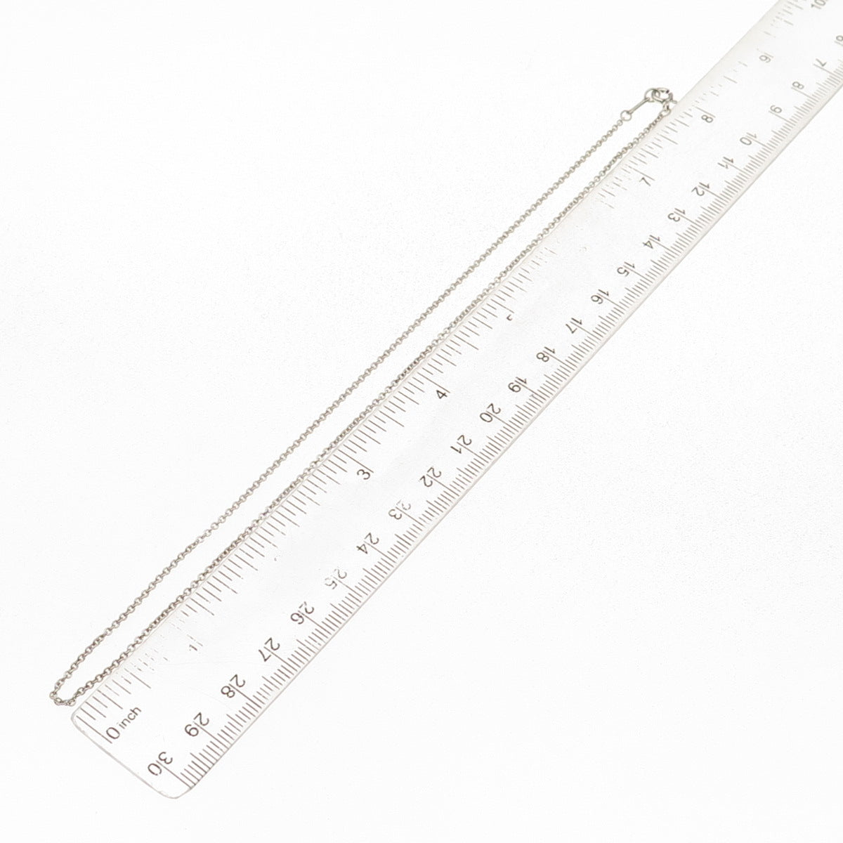 Tiffany & Co. Elsa Peretti 925 Sterling Silver Vintage Cable Chain Necklace 16"