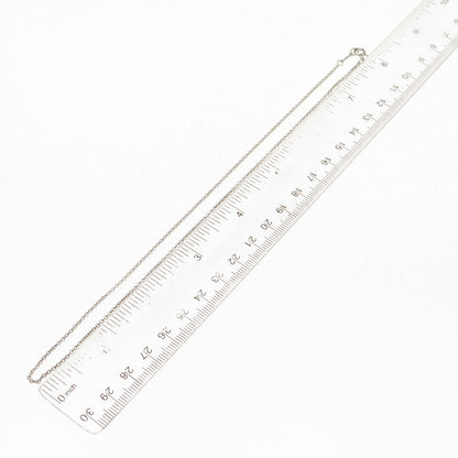 Tiffany & Co. Elsa Peretti 925 Sterling Silver Vintage Cable Chain Necklace 16"