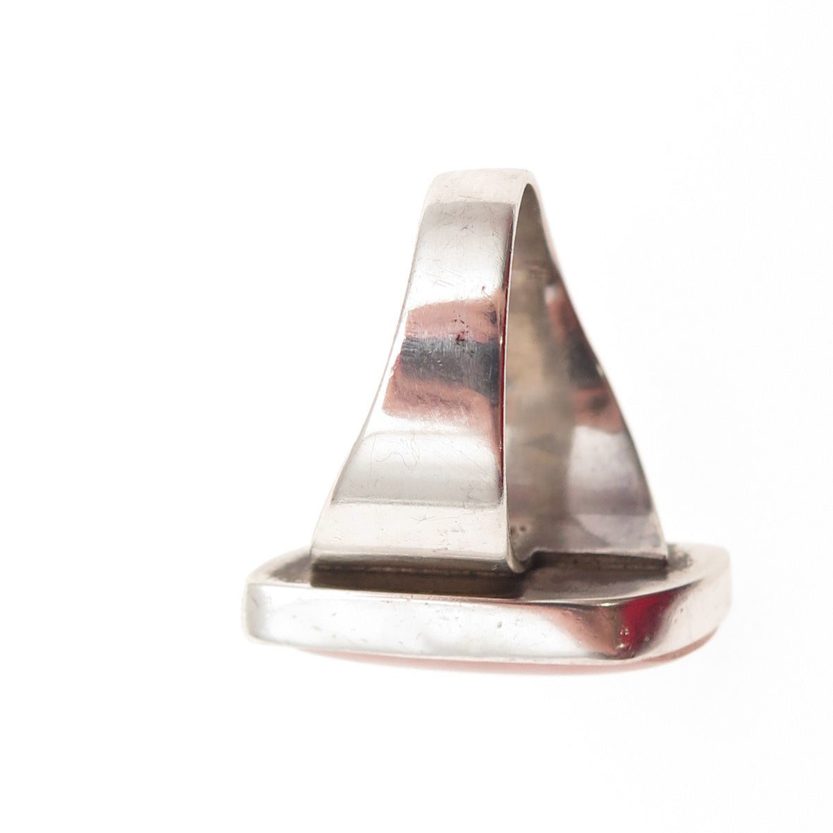 Jay King Desert Rose 925 Sterling Silver Vintage Real Pink Quartz Ring Size 8