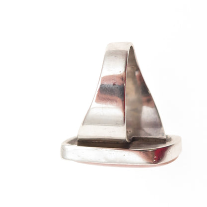 Jay King Desert Rose 925 Sterling Silver Vintage Real Pink Quartz Ring Size 8