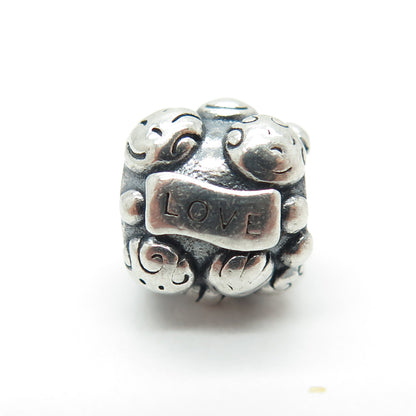 PANDORA 925 Sterling Silver Love & Family Bead Charm