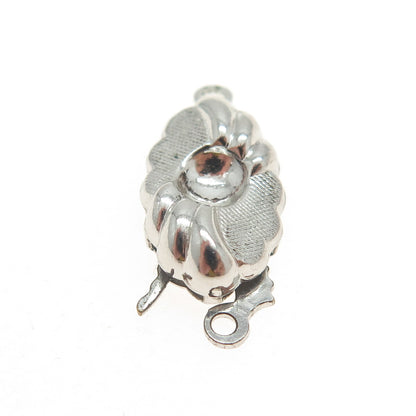 835 Silver Antique Art Deco Floral Bracelet / Necklace Lock Clasp