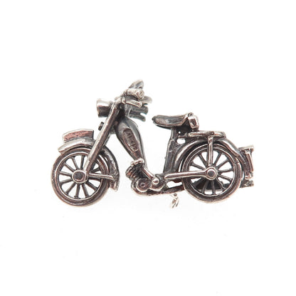 Payton Pepper & Sons Sterling Vintage 1971 Birmingham Motorcycle Charm Pendant