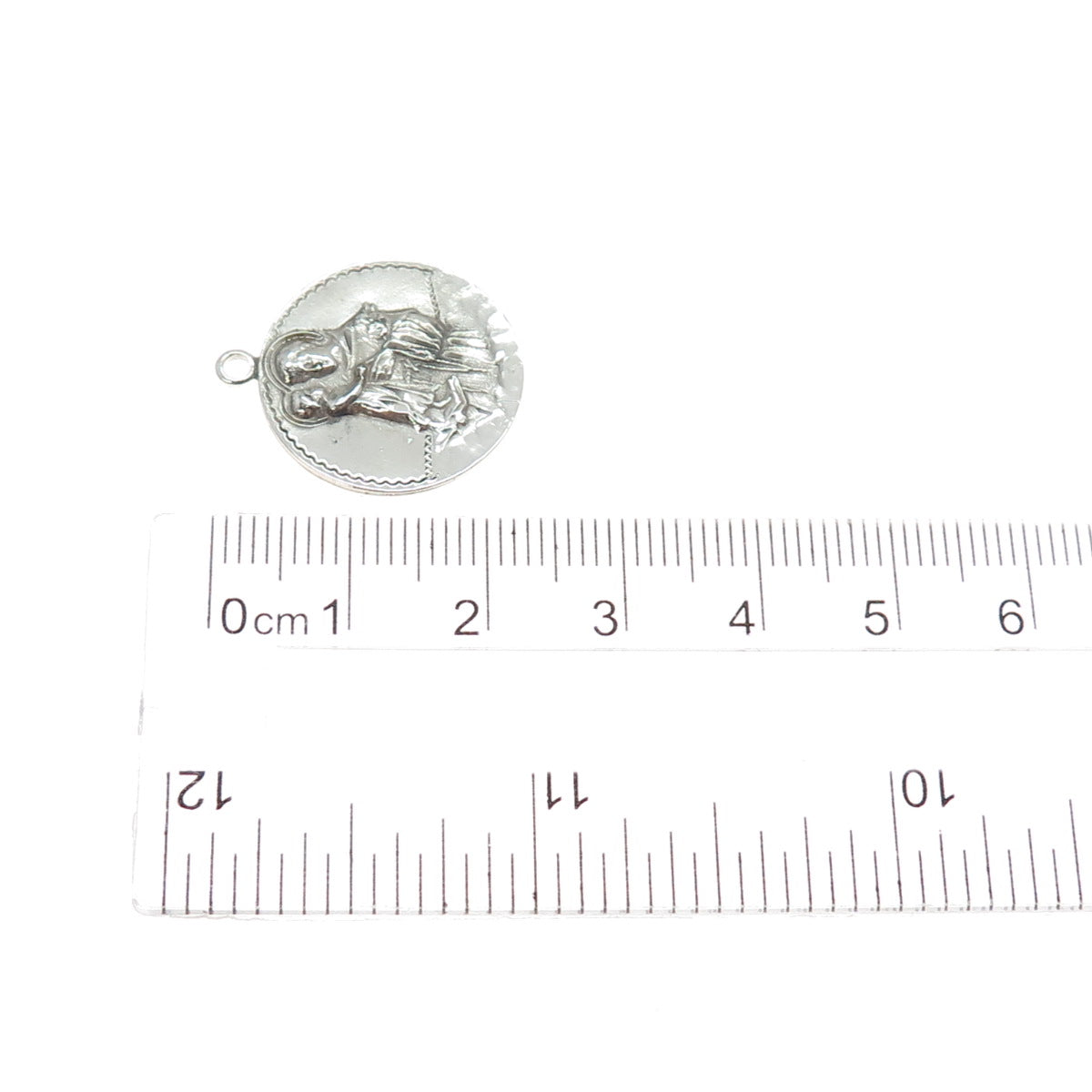 SWIFT & FISHER 925 Sterling Antique Our Lady of San Juan de Los Lagos Pendant