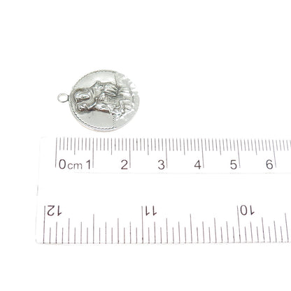 SWIFT & FISHER 925 Sterling Antique Our Lady of San Juan de Los Lagos Pendant
