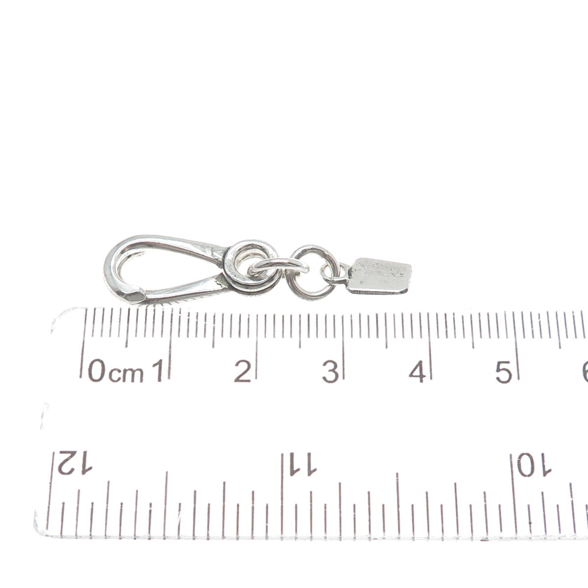 JBJ Jorie Browder Sterling Silver Vintage Bracelet / Necklace Slide Lock Clasp