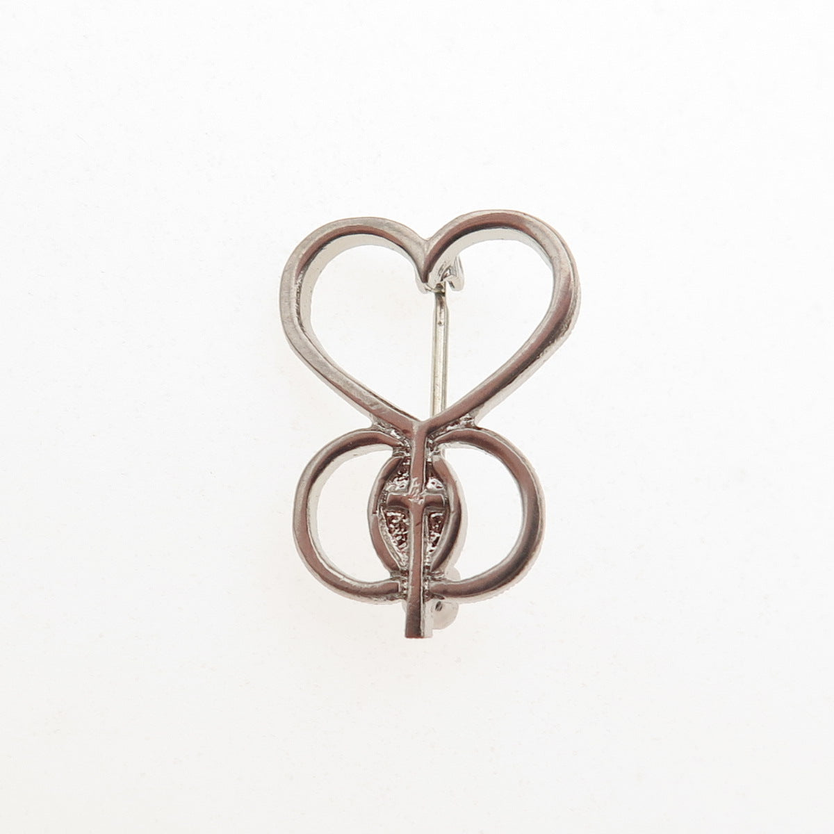 925 Sterling Silver Vintage Marriage Encounter Religious Mini Pin Brooch