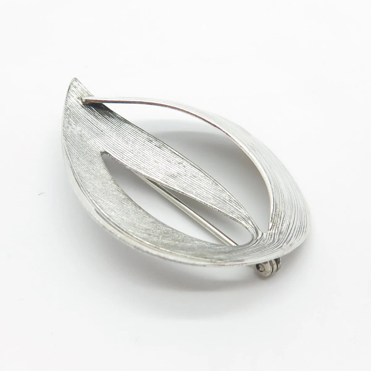 925 Sterling Silver Vintage Beau Modernist Pin Brooch