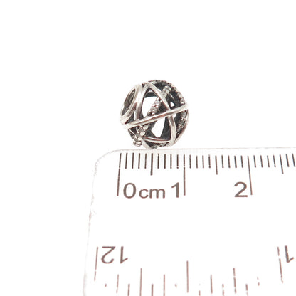 PANDORA 925 Sterling Silver C Z Sparkling Galaxy Slide Bead Charm