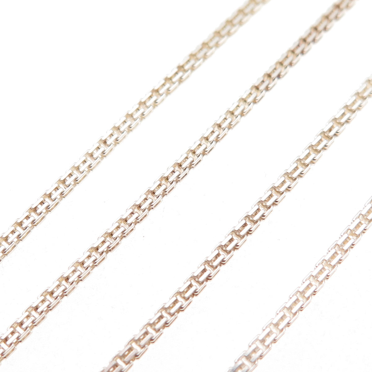 Nicky Butler 925 Sterling Silver Vintage Box Chain Necklace 18"