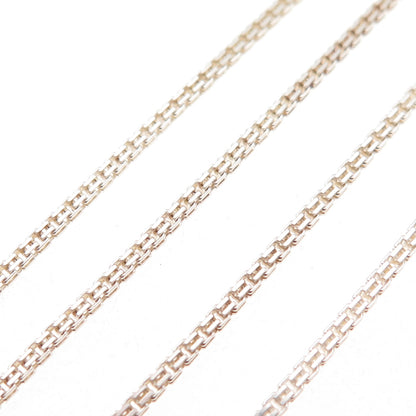 Nicky Butler 925 Sterling Silver Vintage Box Chain Necklace 18"
