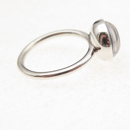 Pandora 925 Sterling Silver Clear Crystal Poetic Droplet Ring Size 6