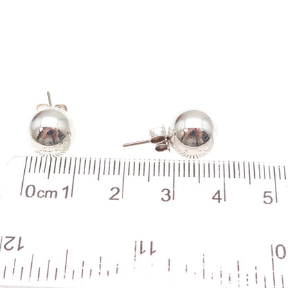 Tiffany & Co. 925 Sterling Silver Vintage HardWear 10mm Ball Stud Earrings