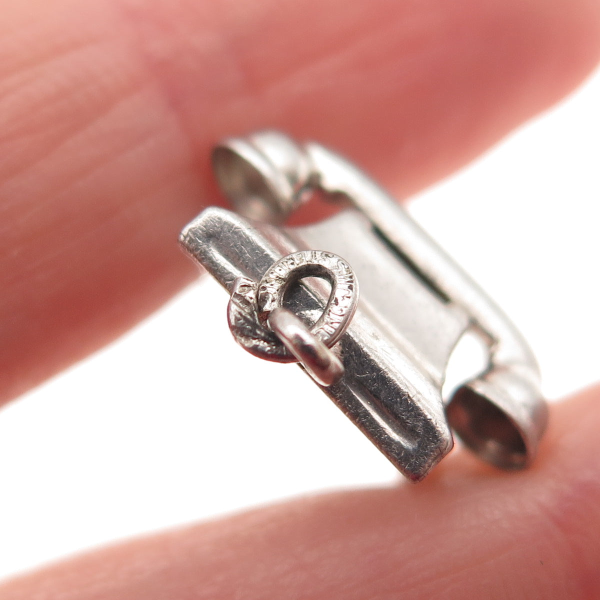 Joseph M. Shanholtz 925 Sterling Antique Art Deco Rotary Phone 3D Mini Pendant