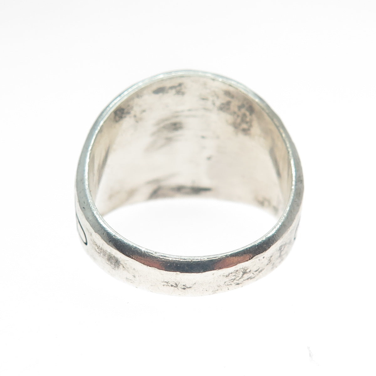 REED Sterling Vintage 2003 Glass Virgil I. Grissom Mid School 226 Ring Size 9.75