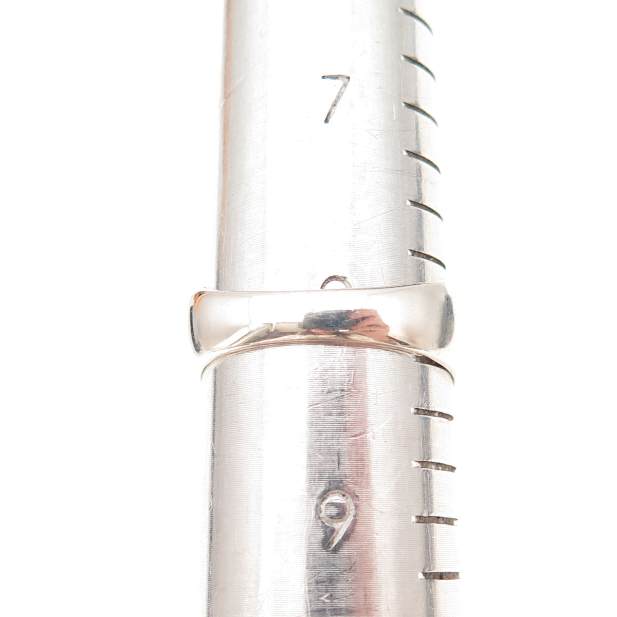 Kajal Naina 925 Sterling Silver Real Diamond Crisscross Ring Size 8.25