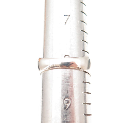 Kajal Naina 925 Sterling Silver Real Diamond Crisscross Ring Size 8.25