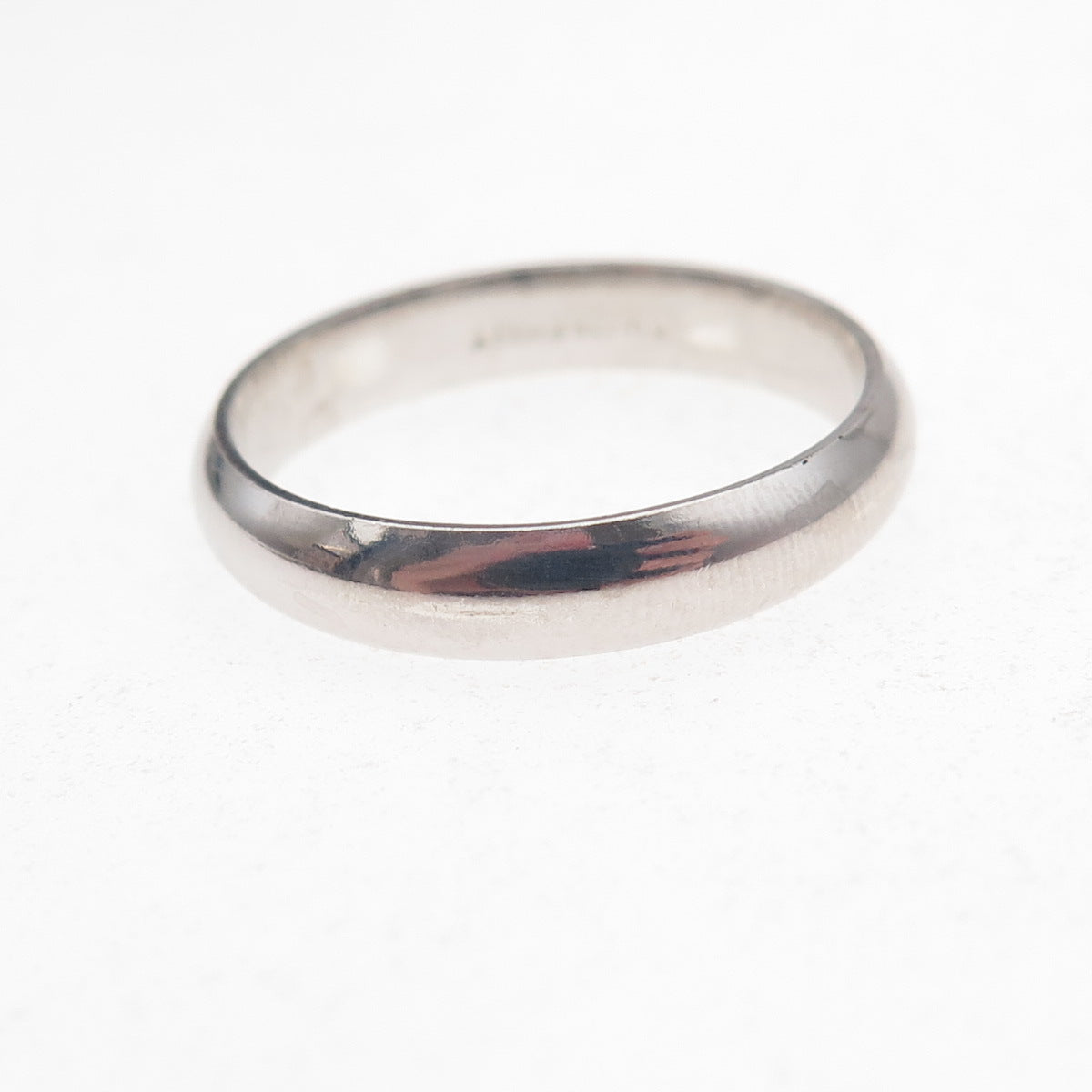 925 Sterling Silver Vintage Classic Wedding Band Ring Size 9.25